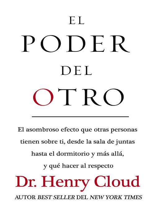 Title details for El poder del otro by Henry Cloud - Available